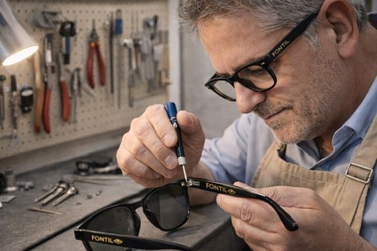 Atelier Luc Vision réparation ajustement lunettes artisanal Bruxelles