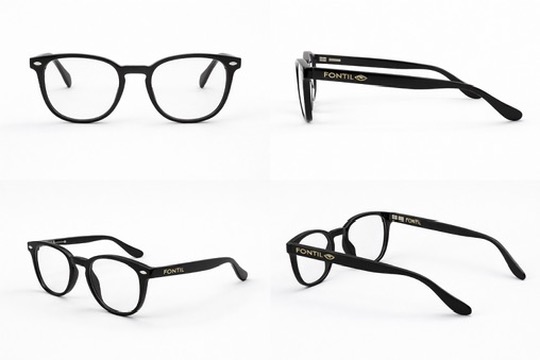 Fontil California Round lunettes soleil premium — femme homme portant lunettes artisanales